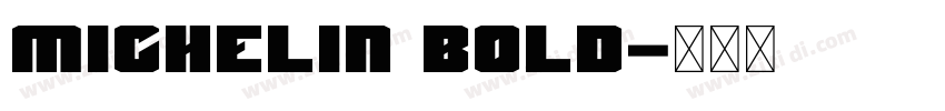 Michelin Bold字体转换